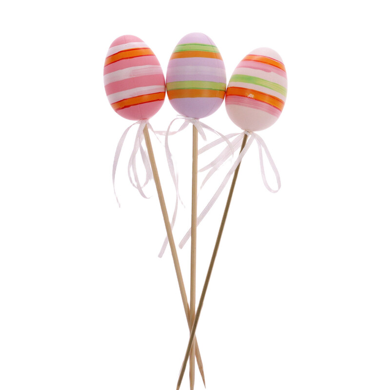 ZÁPICH VAJÍČKA 6ks 6x25cm*MIX BAREV