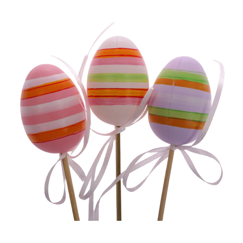 ZÁPICH VAJÍČKA 6ks 6x25cm*MIX BAREV