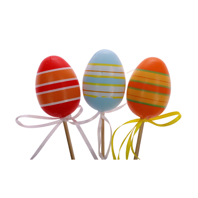 ZÁPICH VAJÍČKA 6ks 6x25cm*MIX BAREV