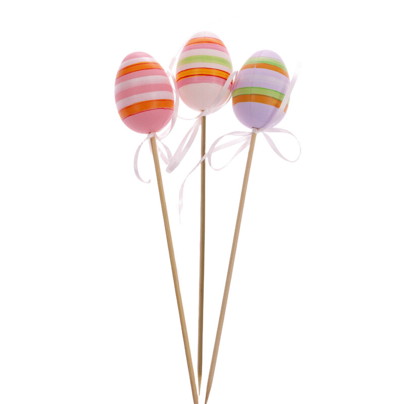 ZÁPICH VAJÍČKA 6ks 6x25cm*MIX BAREV