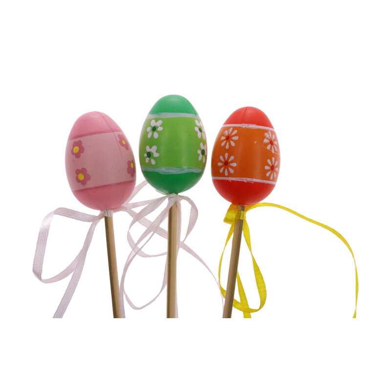 ZÁPICH VAJÍČKA 12ks 4x24cm*MIX BAREV