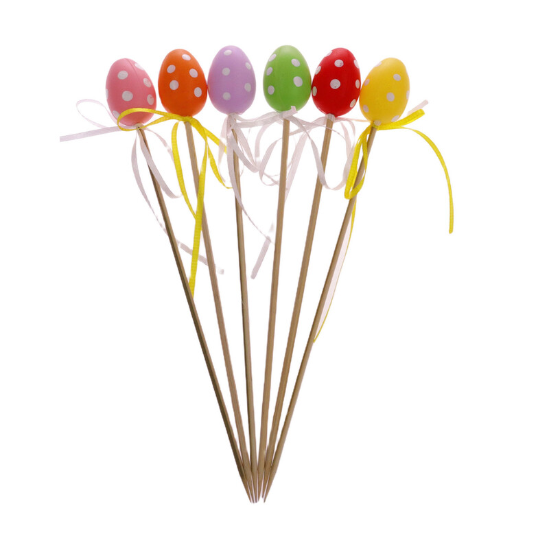 ZÁPICH VAJÍČKA 12ks 4x24cm*MIX BAREV