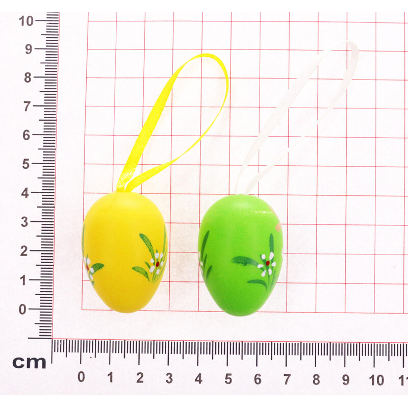 VAJÍČKA 12ks 4cm*MIX BAREV