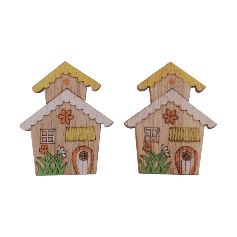 DOMEK NALEPOVACÍ 3X3,5cm 18ks*MIX BAREV