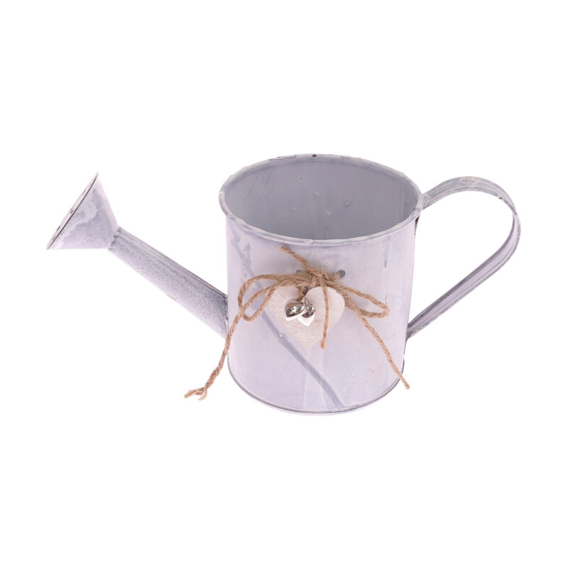 PLECHOVÁ KONEV 10x10cm*BÍLÁ