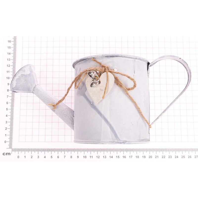 PLECHOVÁ KONEV 10x10cm*BÍLÁ