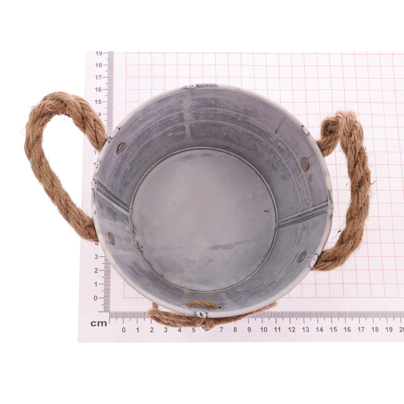 PLECHOVÁ MISKA 14x7,5cm*BÍLÁ