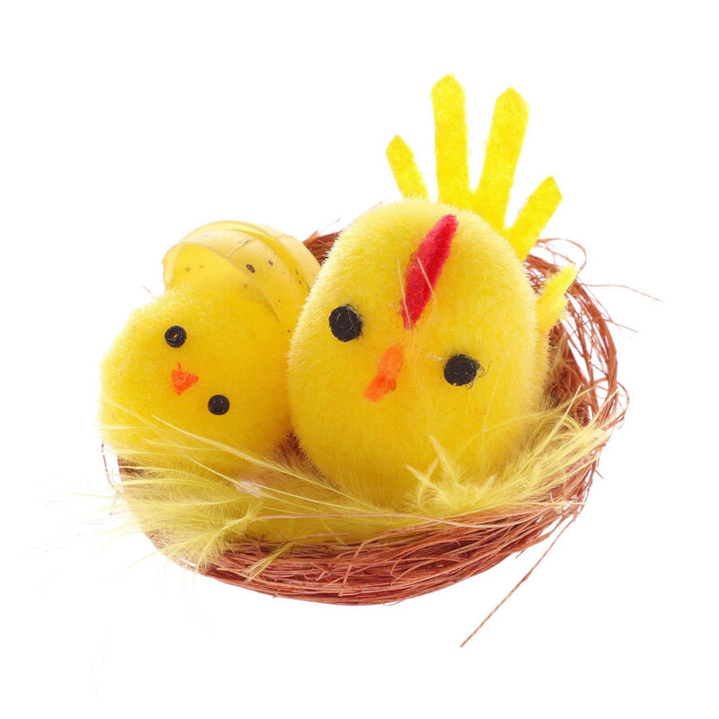 KUŘÁTKA 5cm 12ks*ŽLUTÁ