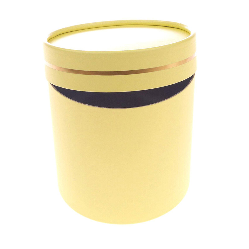 KVĚTINOVÝ BOX 11,5x12cm*ŽLUTÁ