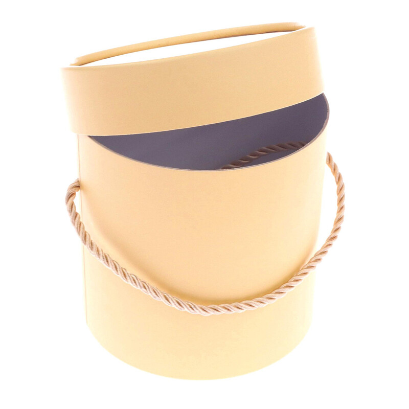 KVĚTINOVÝ BOX 11,5x12cm*PŘÍRODNÍ