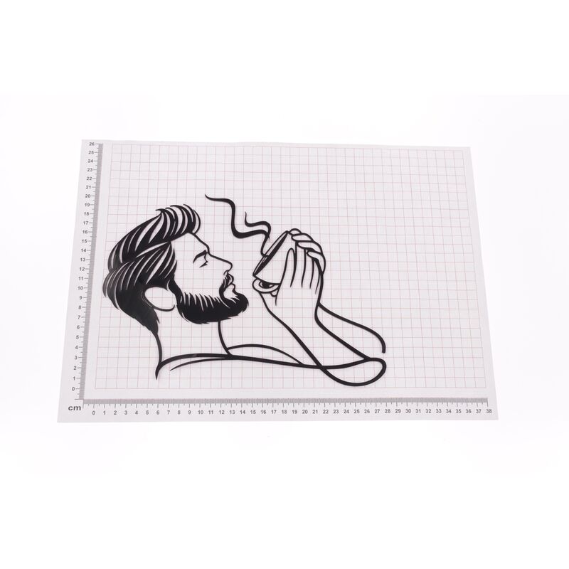MUŽ S KÁVOU PX 30X21 cm*ČERNÁ