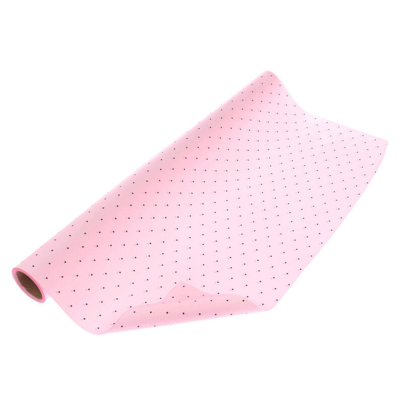 ROLE PLAST PUNTÍK 50cmx9yd*RŮŽOVÁ SV.