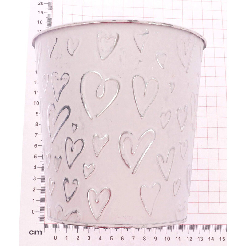 PLECHOVÝ OBAL 14x14cm*BÍLÁ