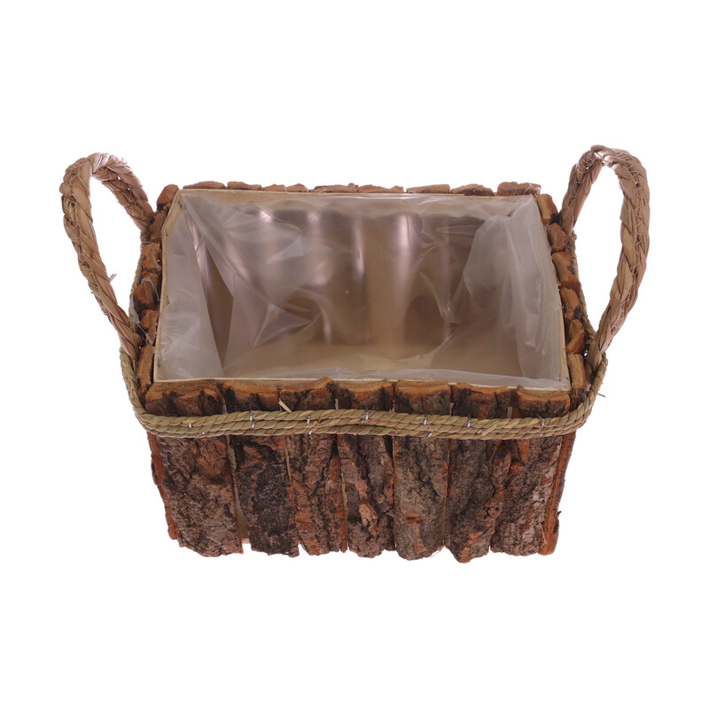 OBAL KŮRA 24x13x17cm*HNĚDÁ