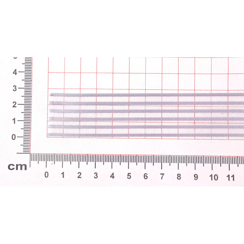 ATLASOVÁ STUHA OBOULÍC. 25mmx25m*STŘÍBRNÁ 100802