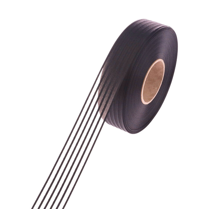 ATLASOVÁ STUHA OBOULÍC. 25mmx25m*ČERNÁ 103900