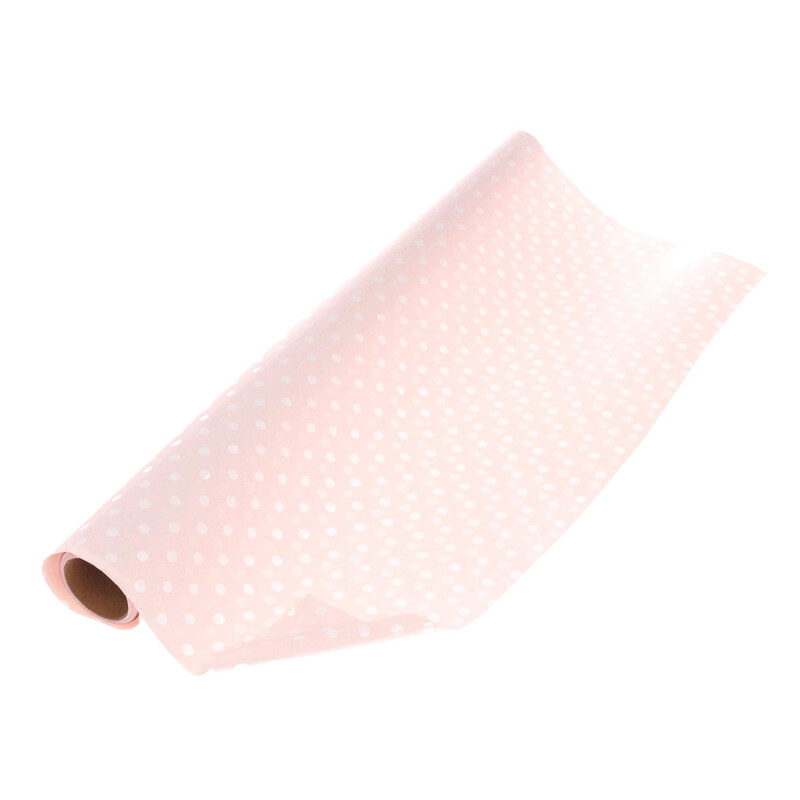 ROLE PLAST PUNTÍK 50cmx8m*RŮŽOVÁ SV. JR33