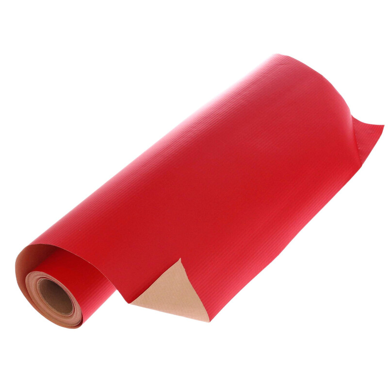 PAPÍR VLNITÝ F233 50cmx8m*ČERVENÁ 028