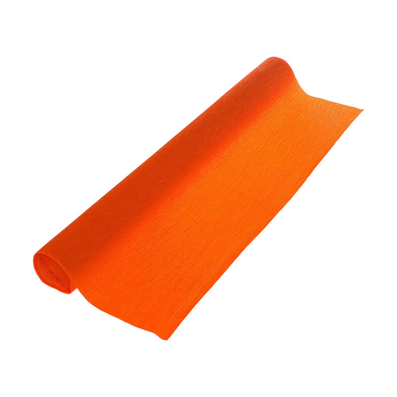 KREP 50cmx2,5m 180g*20E2 ORANŽOVÁ