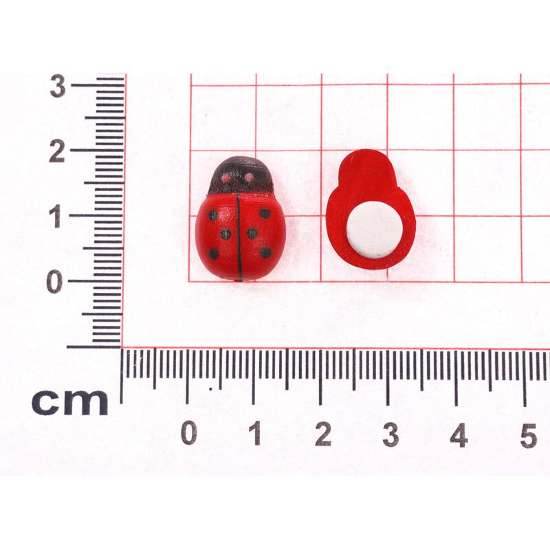 BERUŠKA NALEP 1,2cm 36ks*ČERVENÁ