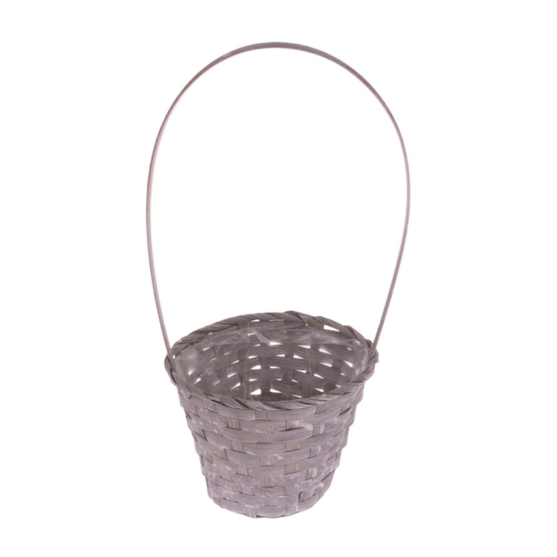 KOŠ 34x12x14cm*ŠEDÁ