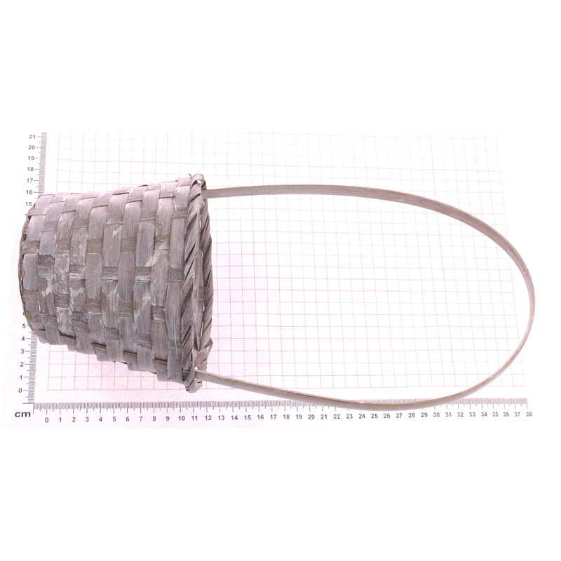 KOŠ 34x12x14cm*ŠEDÁ