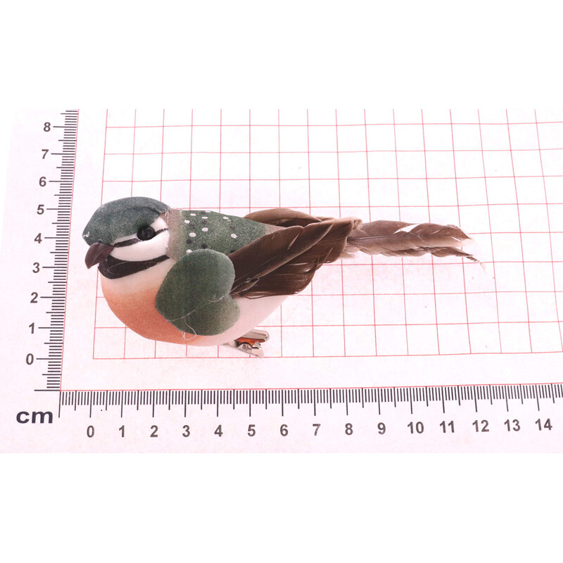 PTÁČEK  KLIPS 12cm 12ks*MIX BAREV