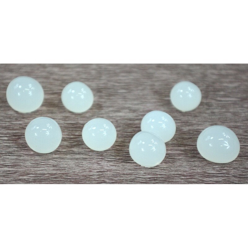 GELOVÉ PERLIČKY 16-18mm 10g*BÍLÁ