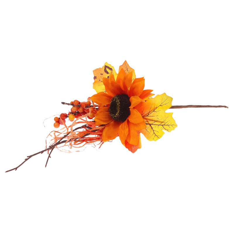 VĚTVIČKA SLUNEČNICE 28cm*ORANŽOVÁ