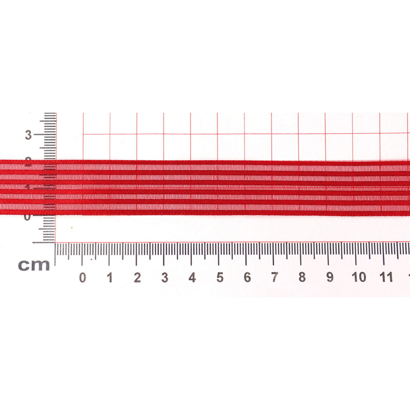 ATLASOVÁ STUHA OBOULÍC. 25mmx25m*ČERVENÁ 108645