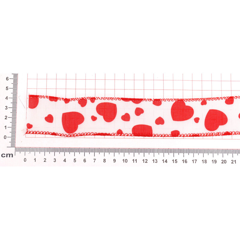 STUHA WS-1004 38mmx10yd*BÍLÁ+ČERVENÁ